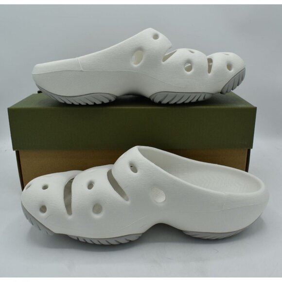 Keen Womens Size 10 Yogui Star White Vapor Slip On Clogs Shoes - Picture 3 of 13